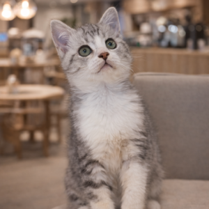 美國短毛貓（公）｜加白(1)(已有家)