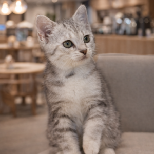 美國短毛貓（公）｜加白(2)(已有家)