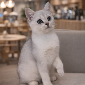 英國短毛貓（公）｜銀漸層